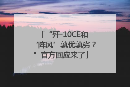 “歼-10CE和‘阵风’孰优孰劣？”官方回应来了