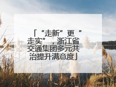 “走新”更“走实”，浙江省交通集团多元共治提升满意度
