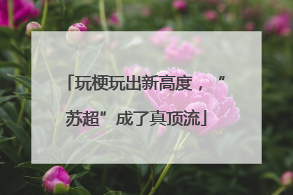 玩梗玩出新高度，“苏超”成了真顶流