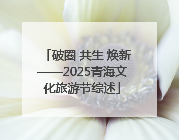 破圈 共生 焕新——2025青海文化旅游节综述