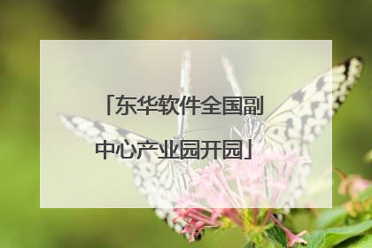东华软件全国副中心产业园开园