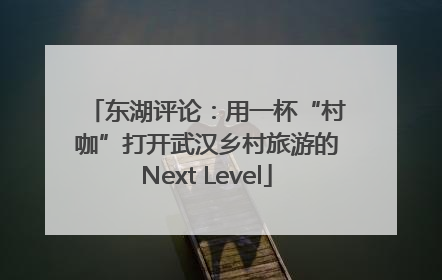 东湖评论：用一杯“村咖”打开武汉乡村旅游的Next Level