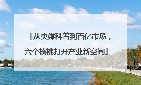 从央媒科普到百亿市场，六个核桃打开产业新空间