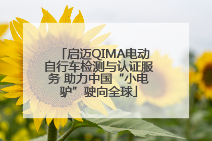 启迈QIMA电动自行车检测与认证服务 助力中国“小电驴”驶向全球