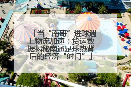 当“南哥”进球遇上物流加速：货运数据揭秘南通足球热背后的经济“射门”