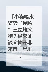 小猫喝水姿势“撞脸”三星堆文物？经求证该文物并非来自三星堆
