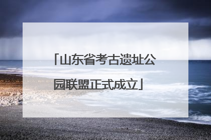 山东省考古遗址公园联盟正式成立