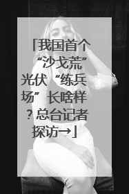 我国首个“沙戈荒”光伏“练兵场”长啥样？总台记者探访→
