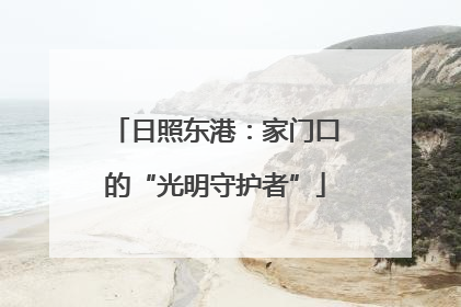 日照东港：家门口的“光明守护者”