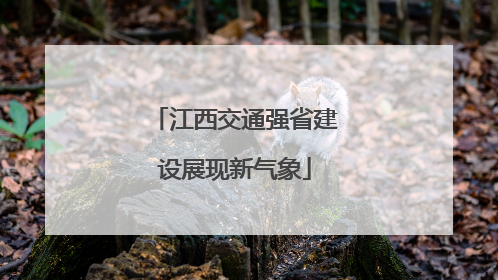 江西交通强省建设展现新气象