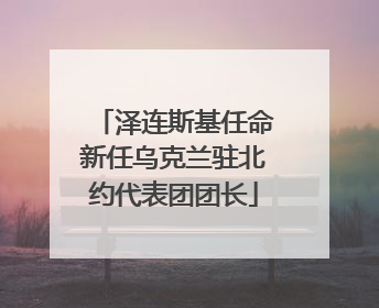 泽连斯基任命新任乌克兰驻北约代表团团长