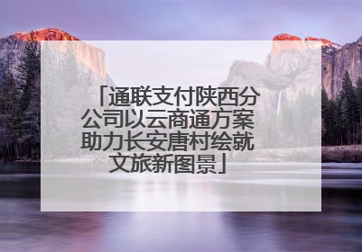 通联支付陕西分公司以云商通方案助力长安唐村绘就文旅新图景