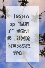 95分App“绿箱子”全新升级，让潮流闲置交易更安心