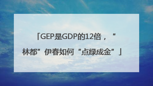 GEP是GDP的12倍，“林都”伊春如何“点绿成金”